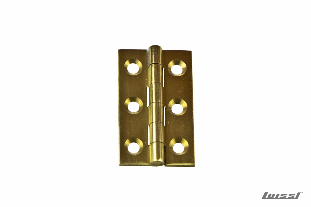 Bisagra Bronce Pulido 1½” con Perno Fijo Truper