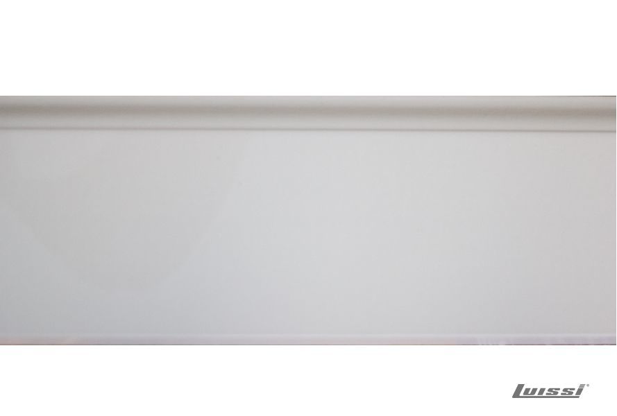 Lambriz PVC Canto Unión Exterior Acabamiento Nobre Blanco