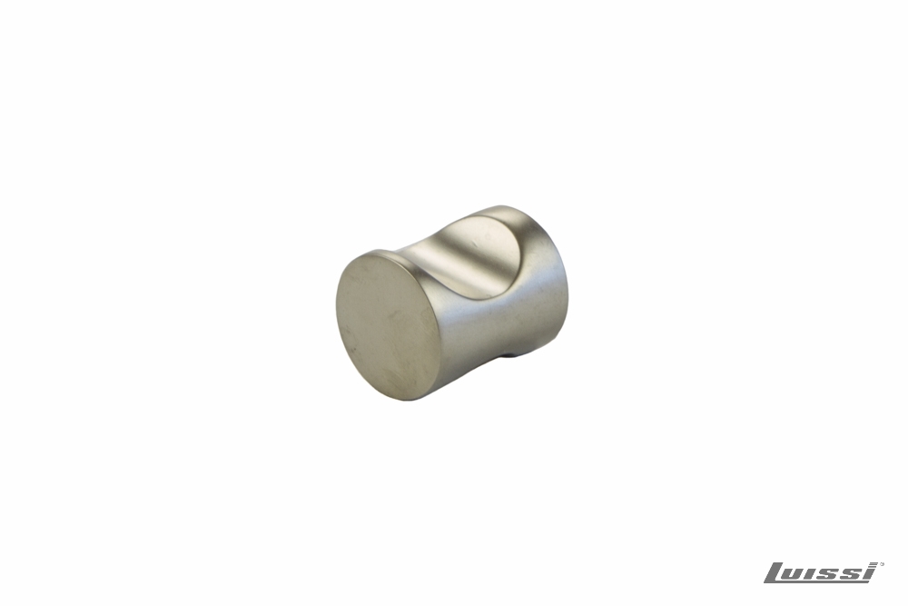 Tirador Boton Niquelado Mate 20 mm x 25 mm 155.00.410 Hafele