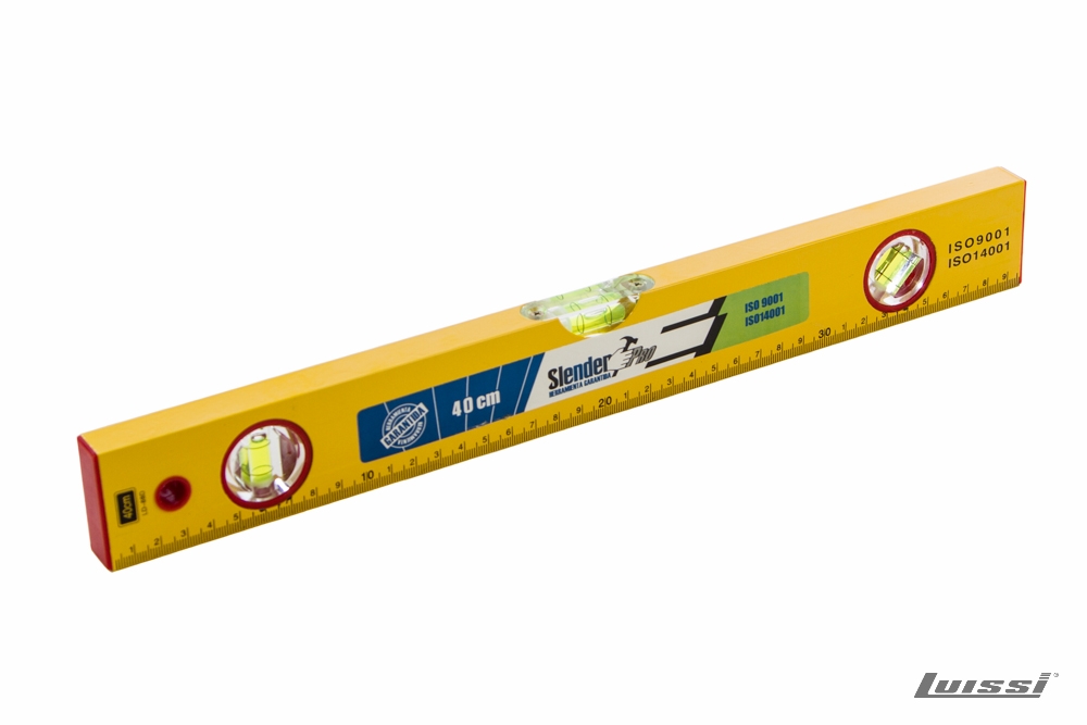 Nivel de Alumino Amarillo 16” Slender