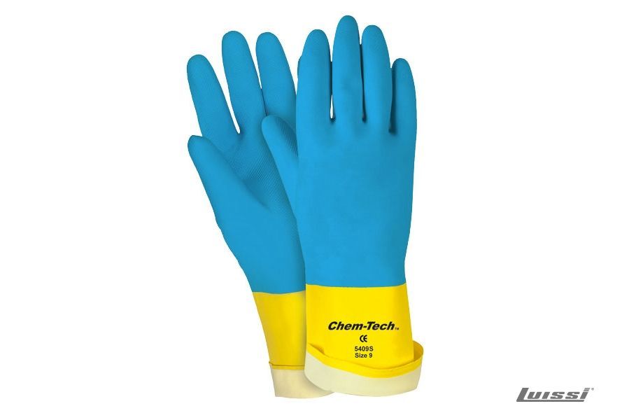 Guantes Bicolor Chem Talle 9