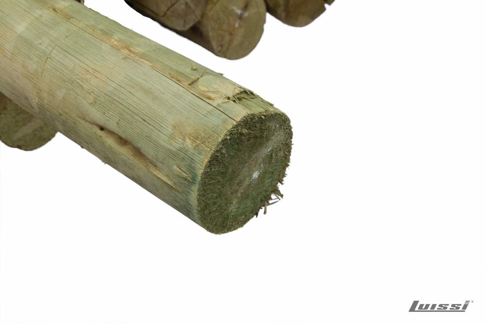 Poste de Madera Pino Nacional CCA 2.50 m de 6 a 8 cm Ø