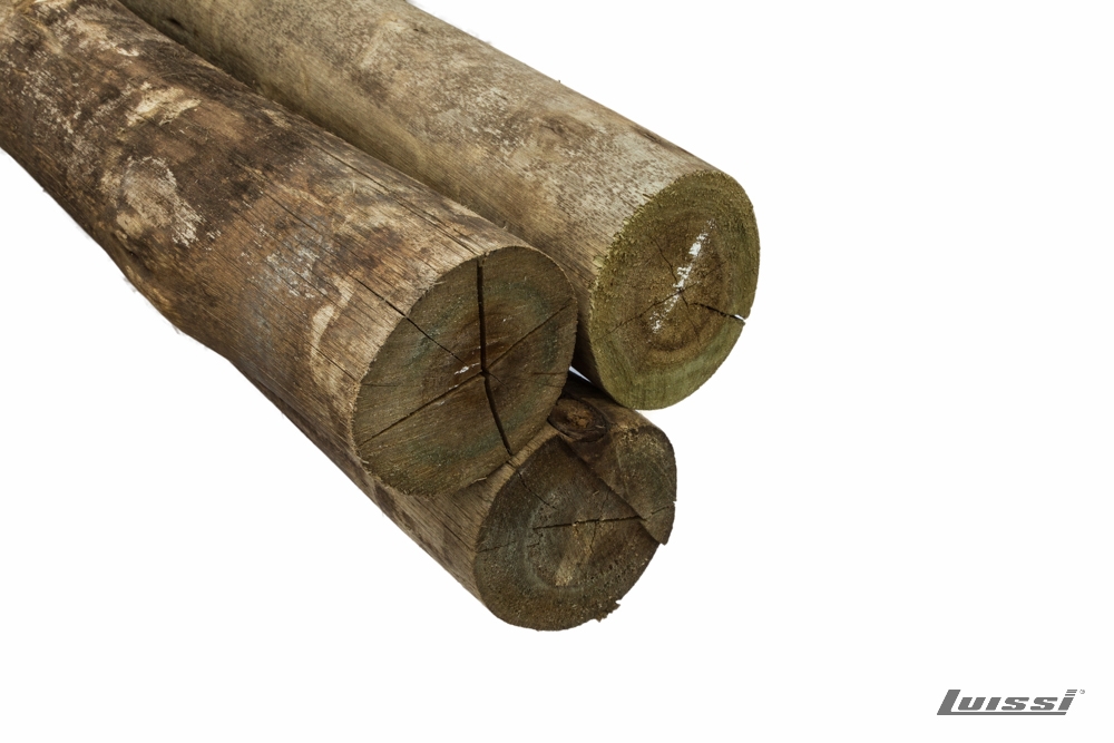 Poste de Madera Pino Nacional CCA 3.00 m de 15 a 18 cm Ø