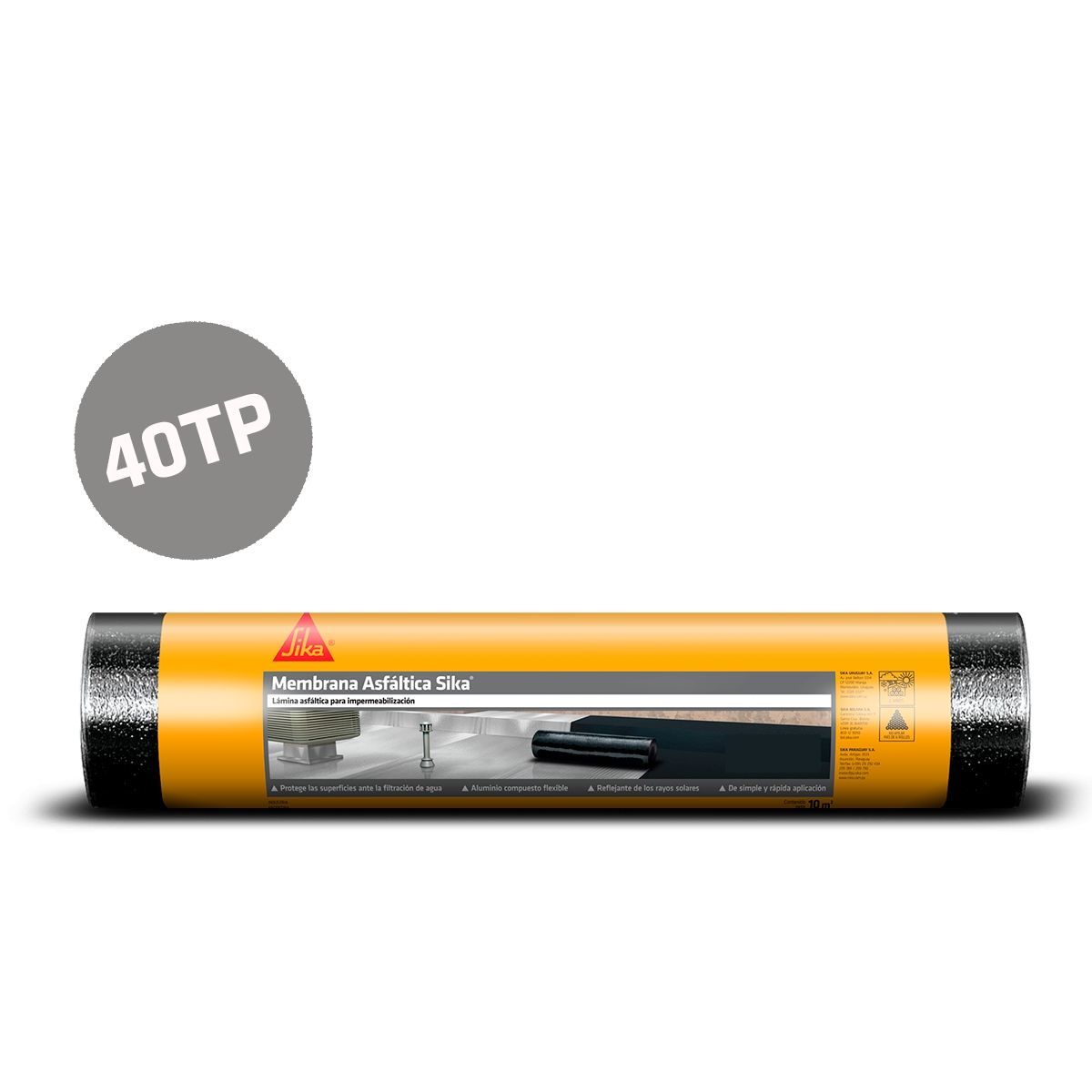 Membrana Asfáltica Sika -40 TP