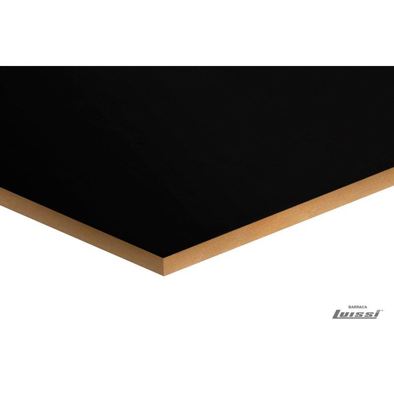 Tablero MDF Melamínico Negro 18 mm Fibraplac