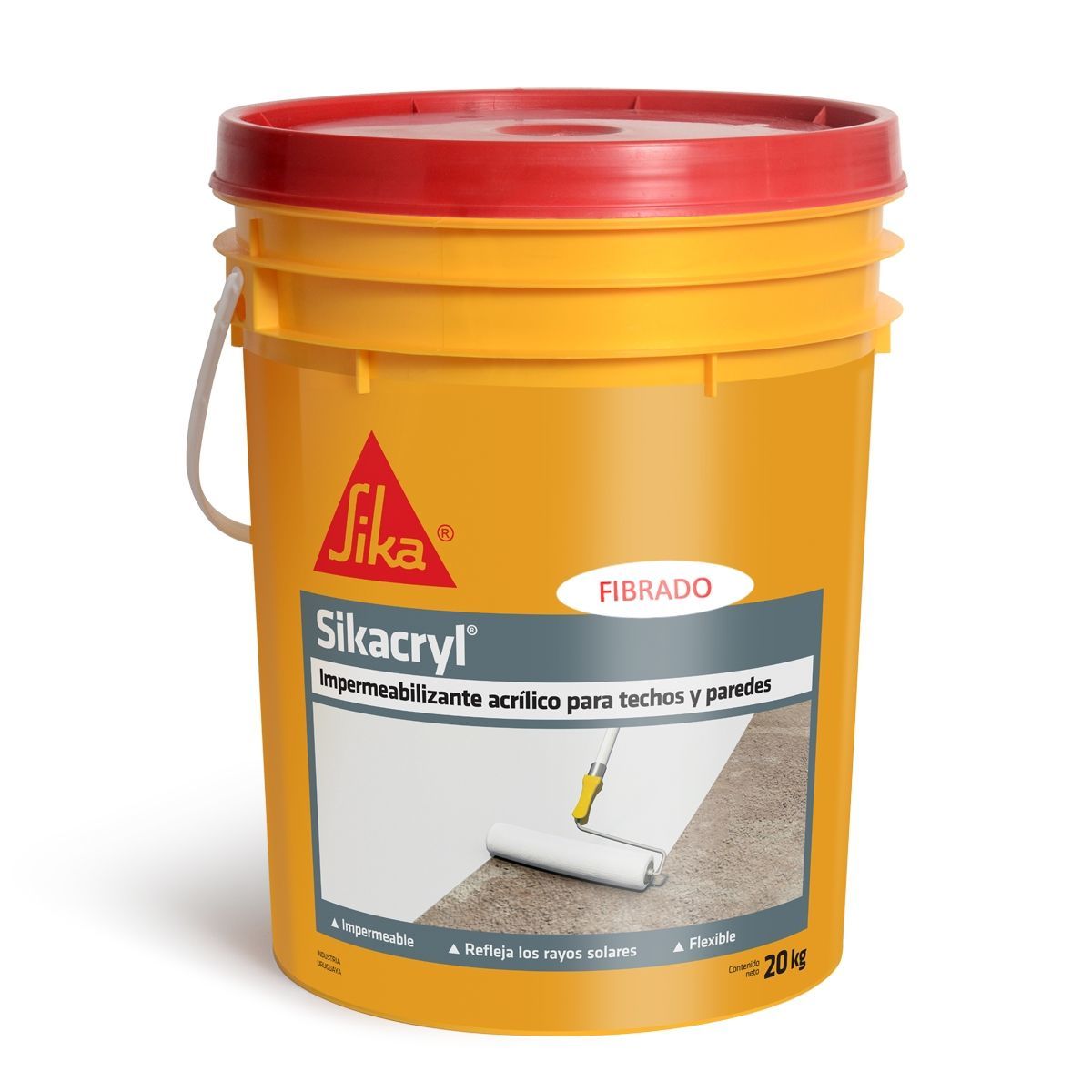 Membrana Líquida Sikacryl Fibrado Blanco 20 kg