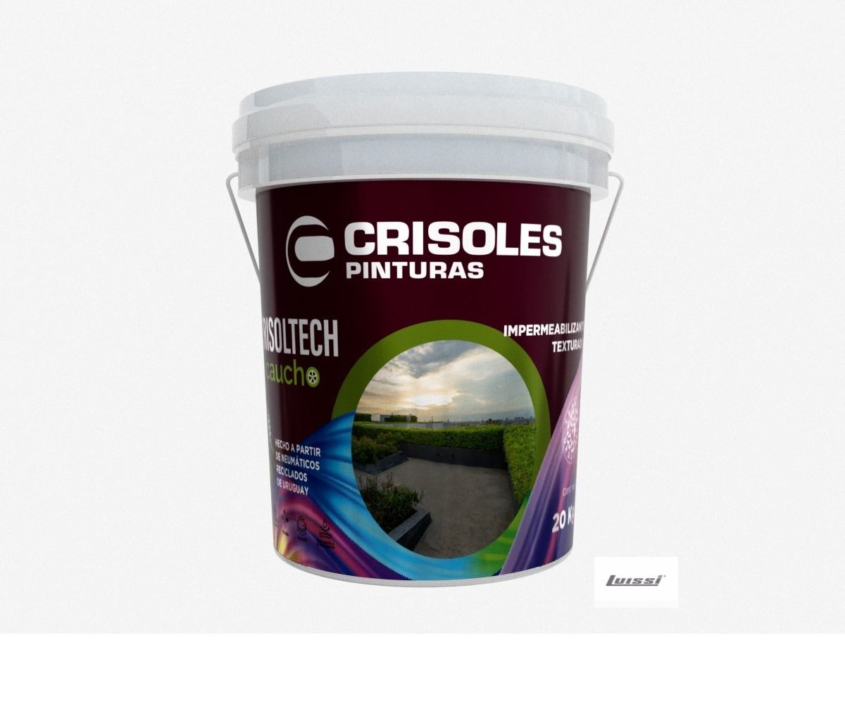 Crisoltech Caucho, Terracota 20kg