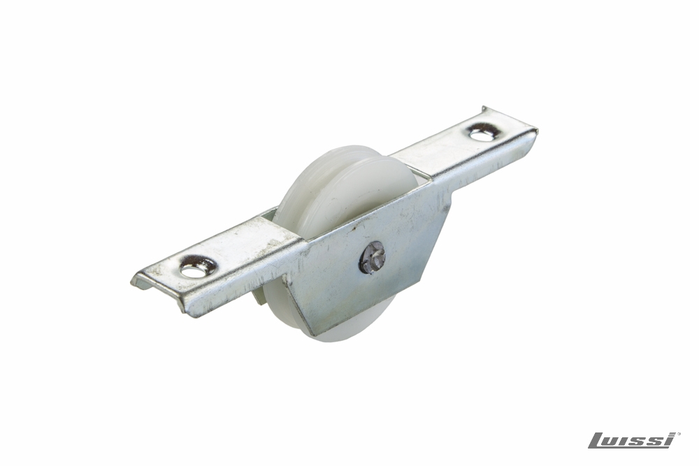 Rueda Nylon con Ruleman 38 mm Canaleta
