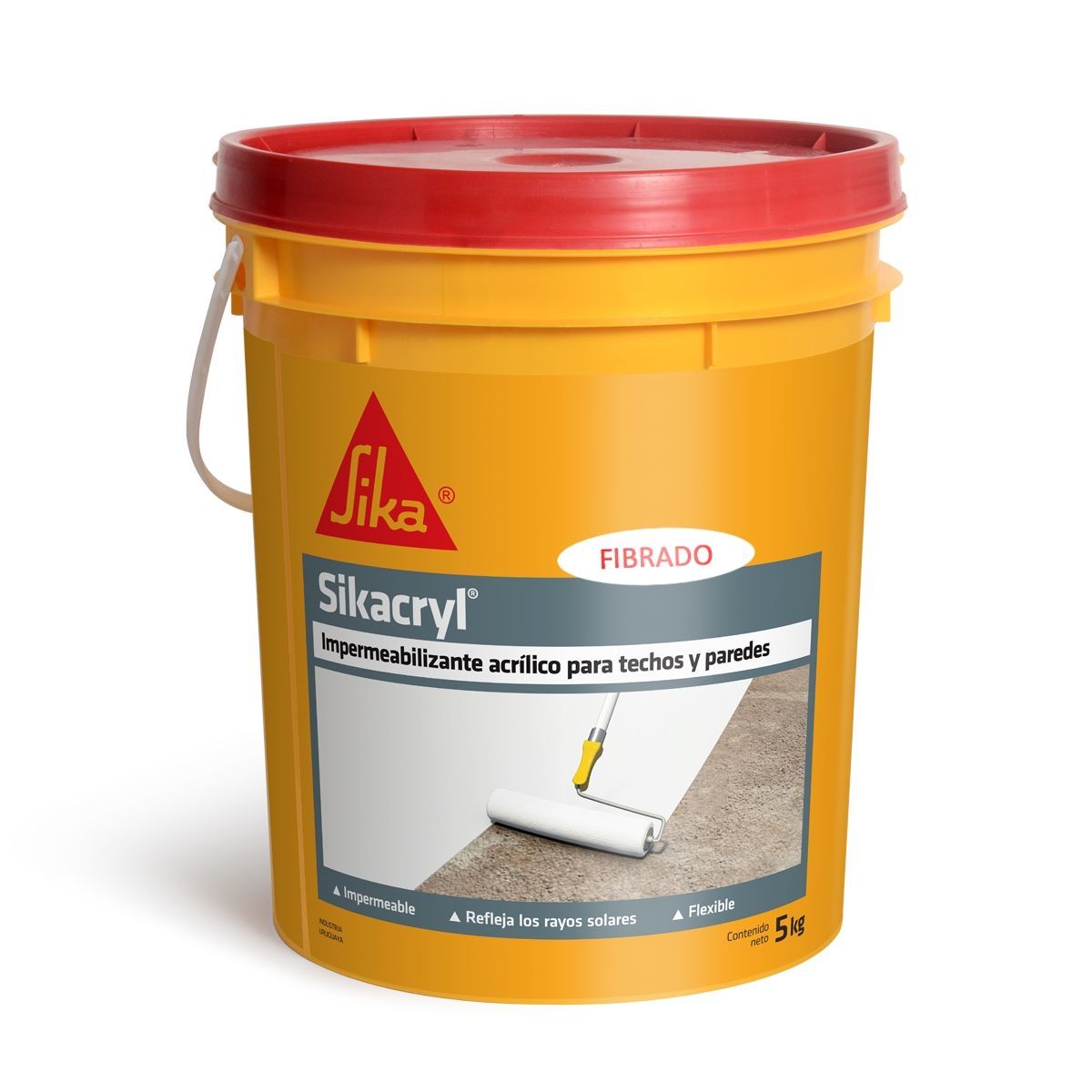 Membrana Líquida Sikacryl Fibrado Blanco 5 kg