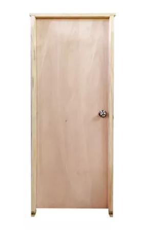 Puerta Interior Pino con Herrajes 80 cm