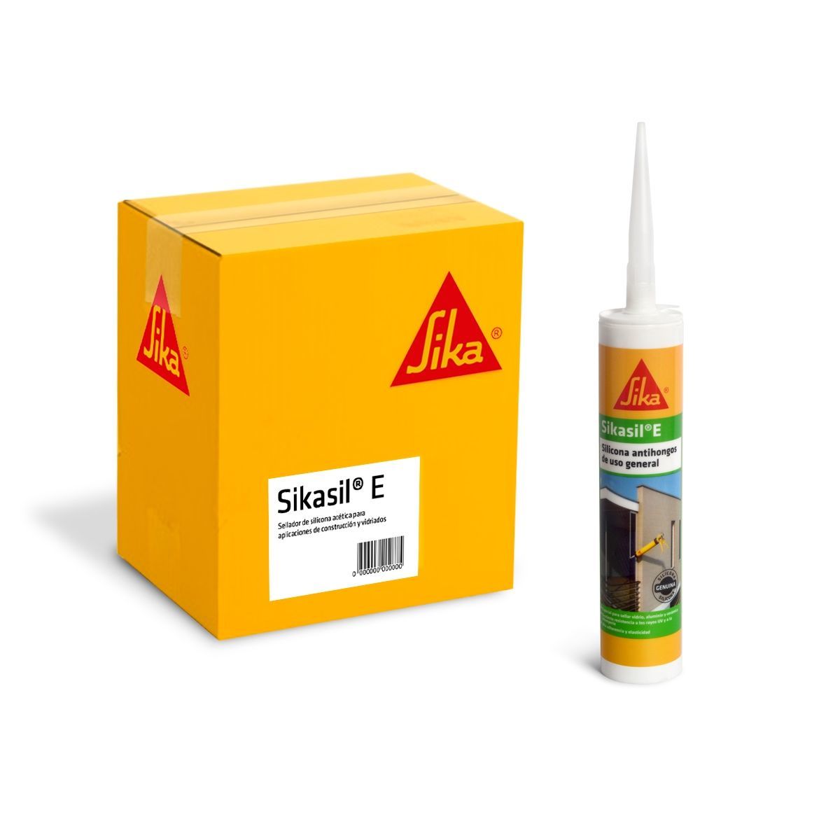 Silicona Sikasil E Transparente 300cc