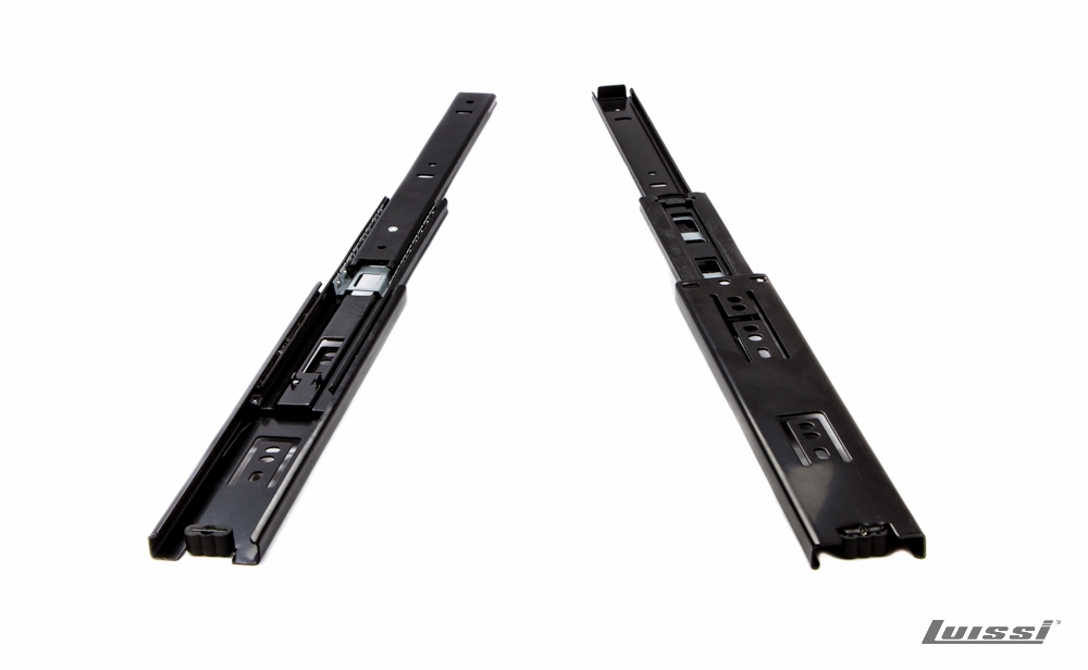 Guía telescópica 50cm Negra 30kts Hafele