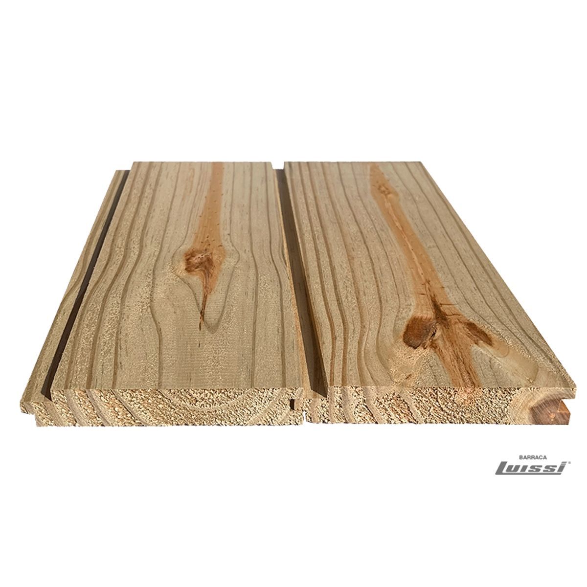Revestimiento de Madera Pino CCA Frente Luissi 3.30 m x 1” x 6”
