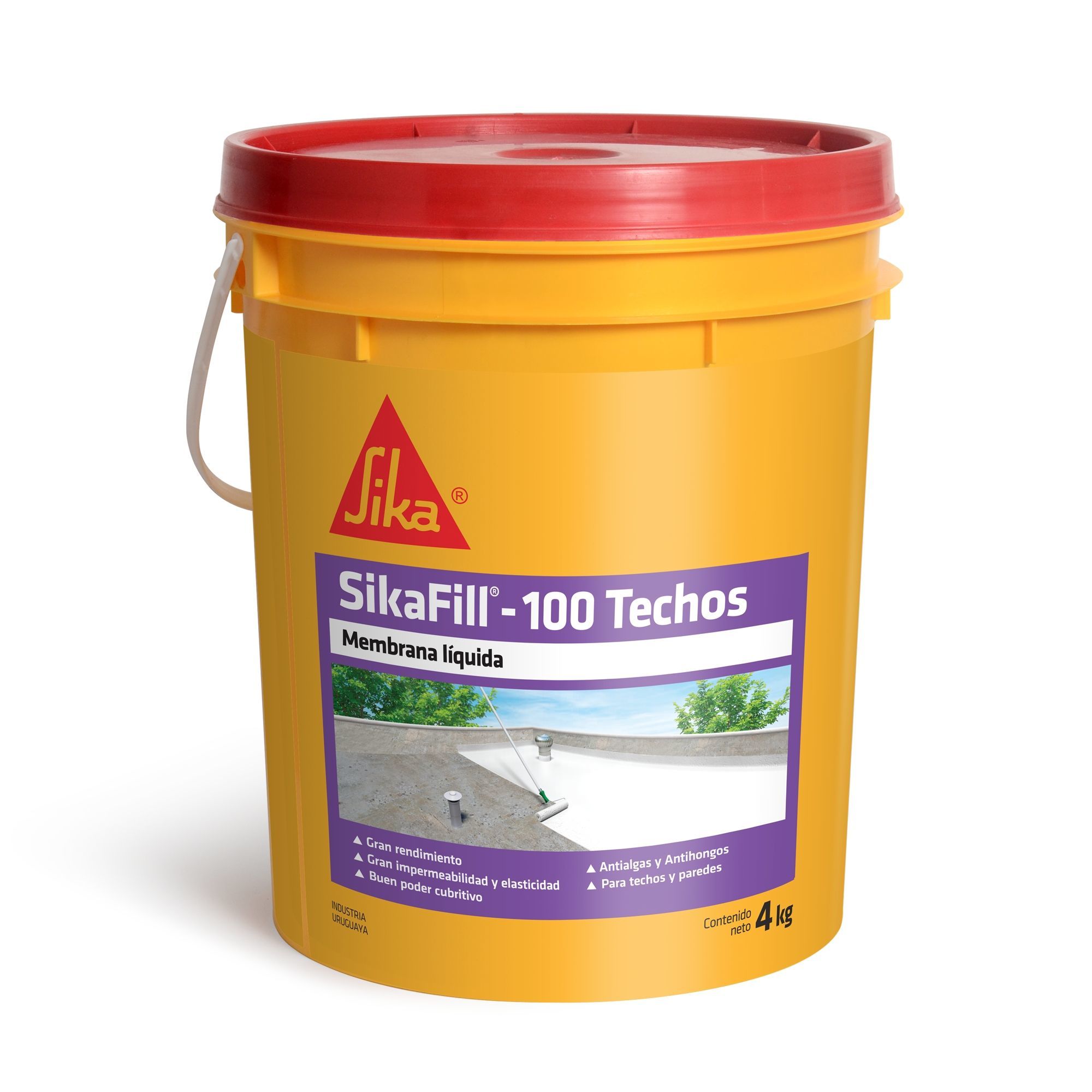 Membrana Líquida Sika SikaFill-100 Techos 4 kg