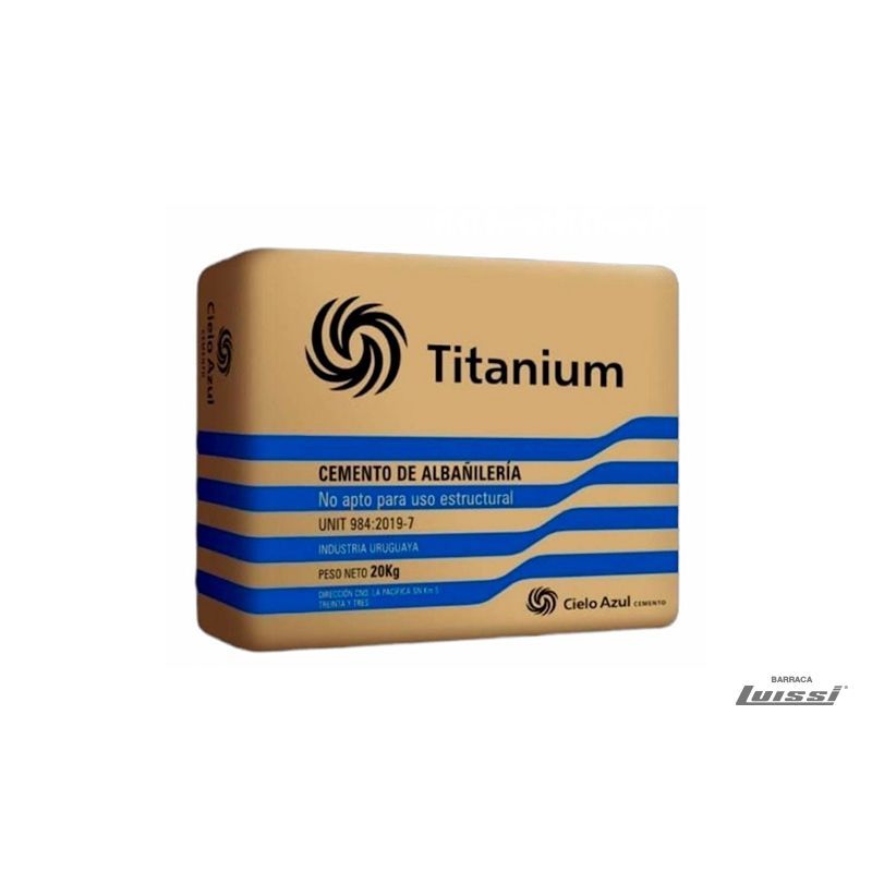Cemento de Albañileria Titanium 20 kg