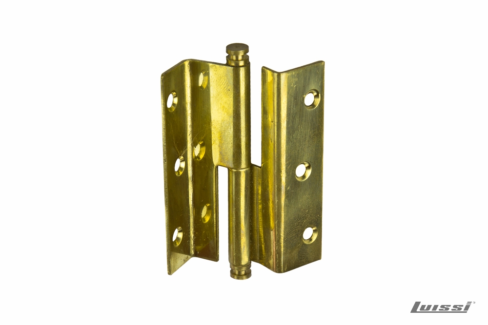 Bisagra Codo 63 mm Bronce Pulido