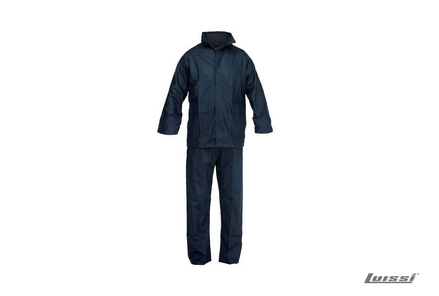 Equipo Lluvia Poli/Pvc Premium Azul Talle XL