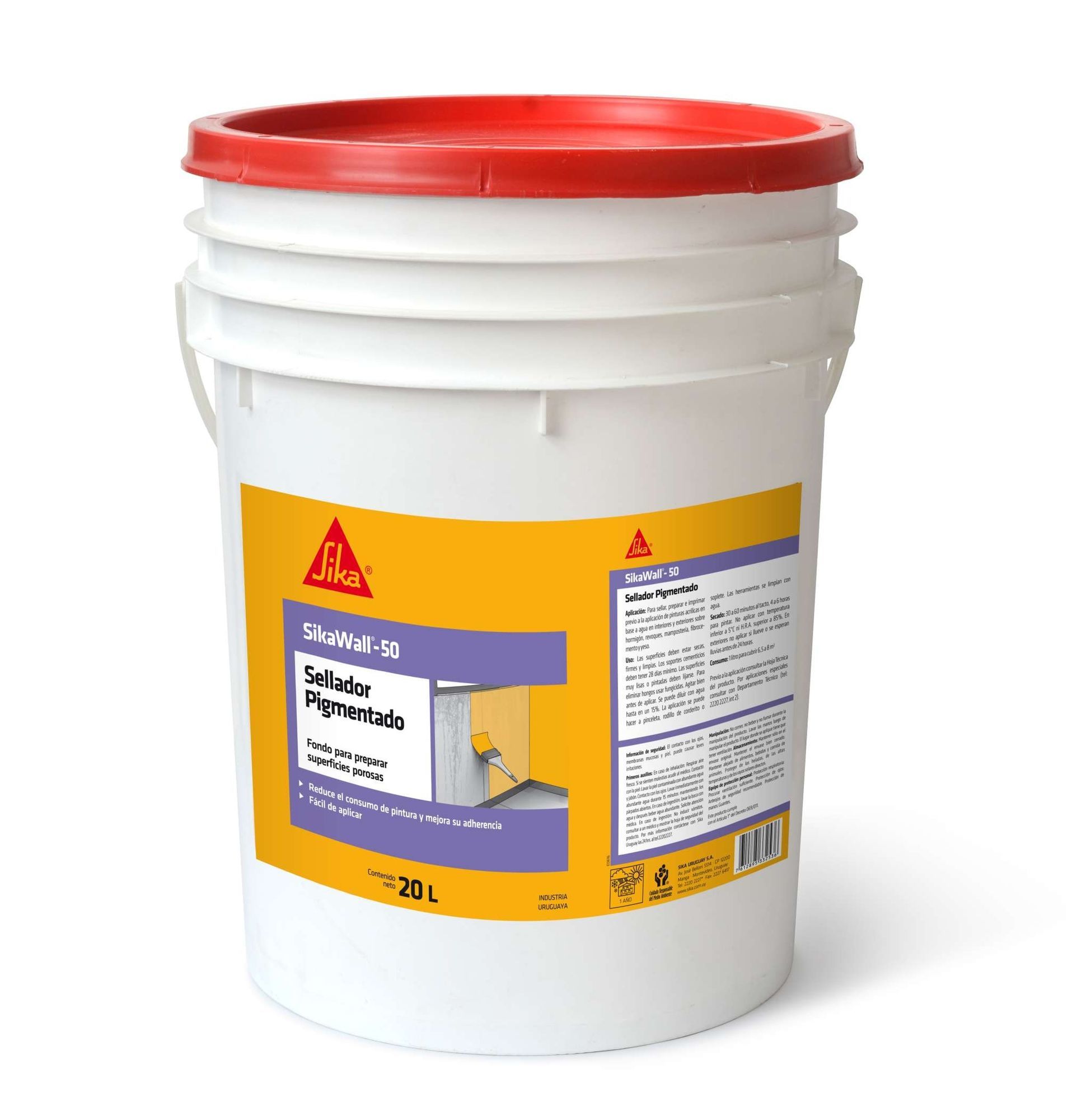 Sikawall 50 Sellador Pigmentado 20 L