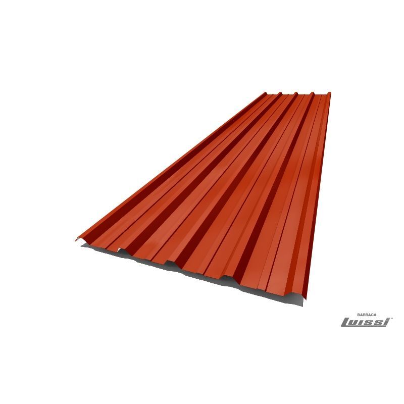 Chapa Trapezoidal Roja BC35 Calibre 24 x Mtl - Becam
