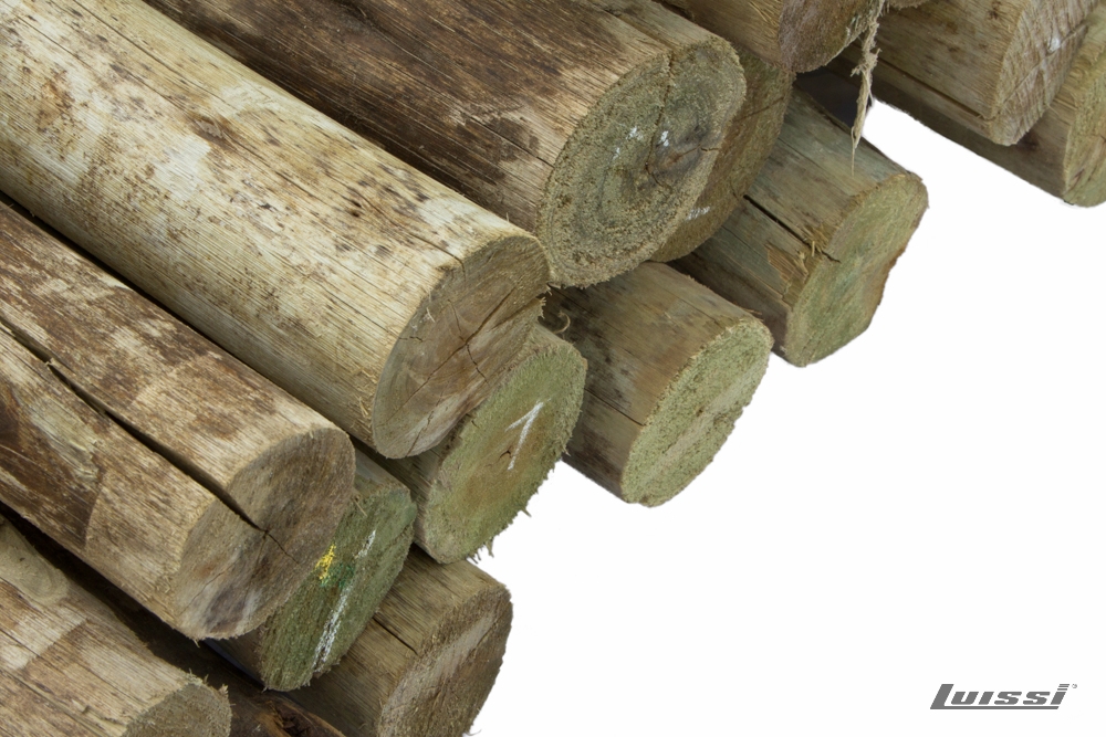 Poste de Madera Pino Nacional CCA 3.00 m de 6 a 8 cm Ø