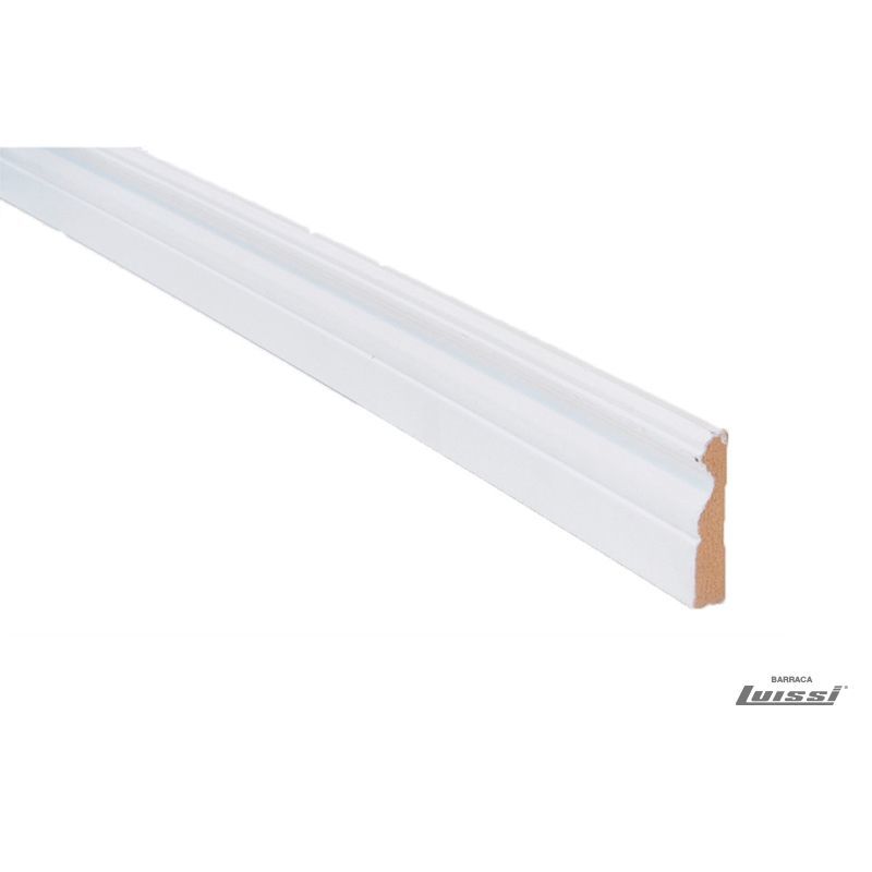 Contramarco MDF Prepintado Blanco 70 mm