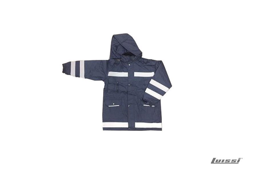 Campera Parka Sacobel Azul con Reflectivo XL