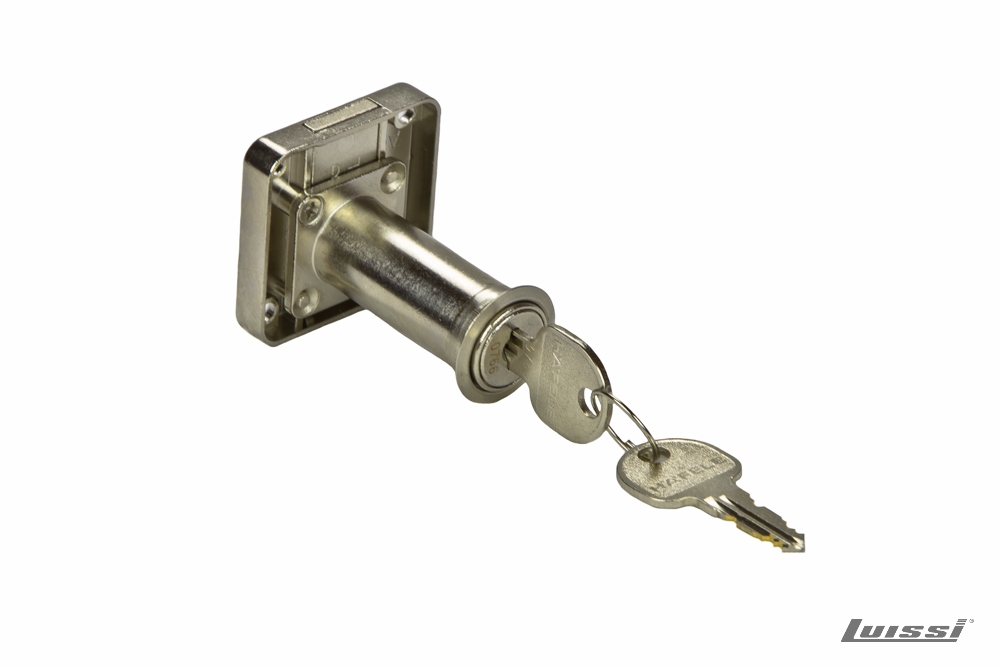 Cerradura de Aplicar 45 mm Niquelada Hafele