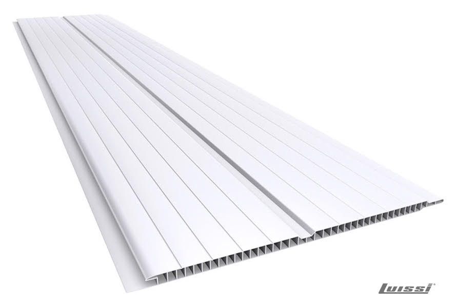Lambriz PVC 6.00 m x 20 cm x 7 mm Blanco