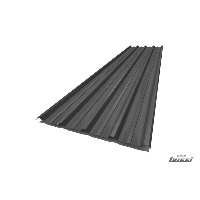 Chapa Trapezoidal Gris BC35 Calibre 26 x Mtl- Becam