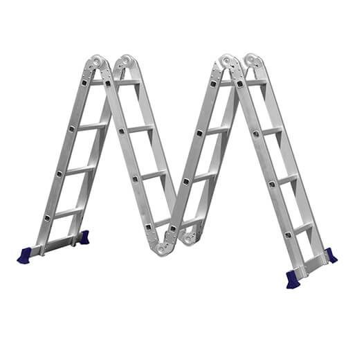 Escalera Multifunción 4 x 4 Escalones Alum. MOR