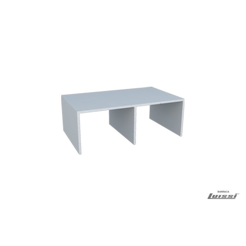 Riel Superior RO65 2 m Aluminio - Rometal