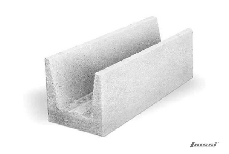 Bloque Retak U 20x25x50 cm