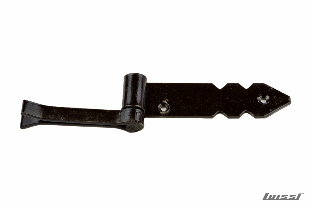 Alcayata 6” pintada negra con grampa
