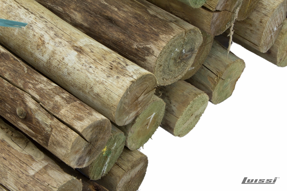 Poste de Madera Pino Nacional CCA 2.50 m de 6 a 8 cm Ø