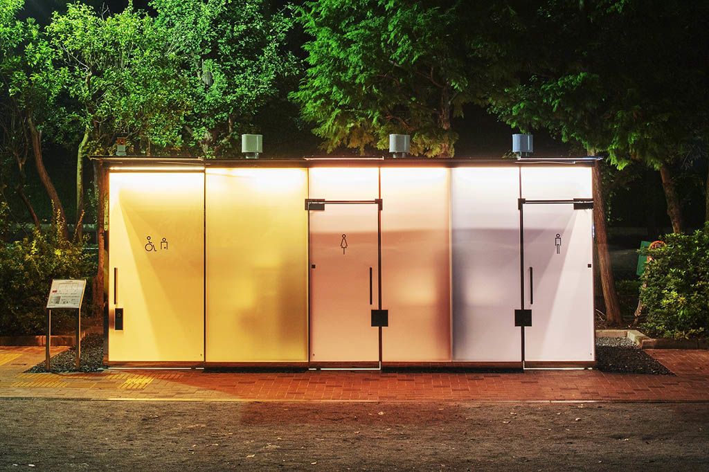 El proyecto de baños públicos de Tokio