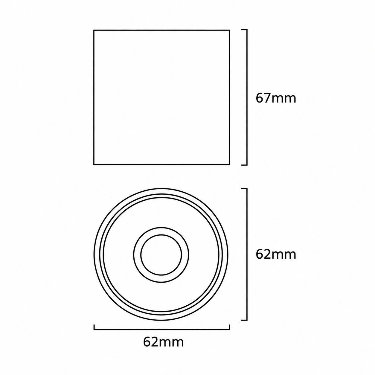 ROUND SPOT LIGHT - Compatible con riel CX
