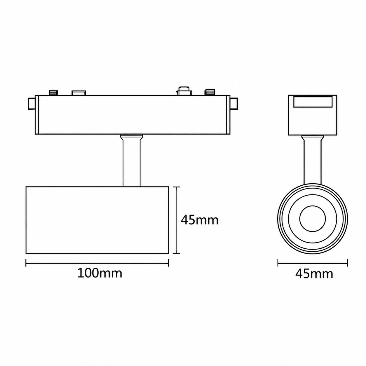 TRACK LIGHT - Compatible con riel CX