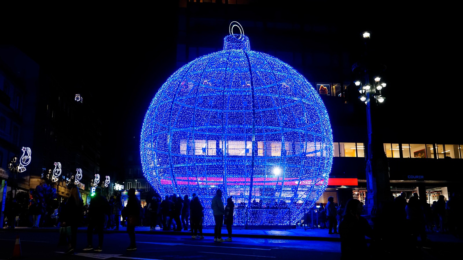 Las luces de la Navidad