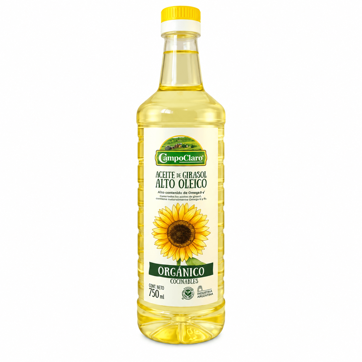 Aceite girasol alto oleico 750gr Campo Claro