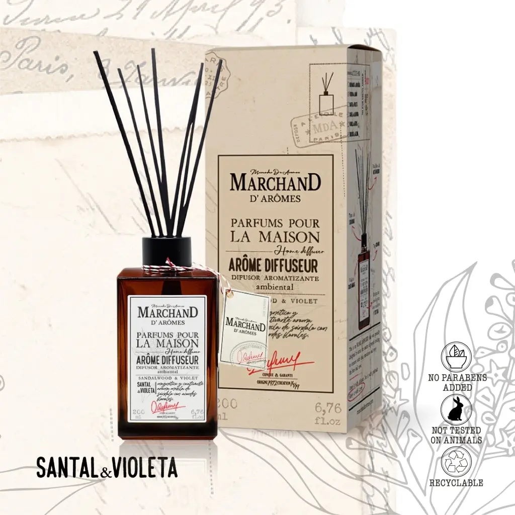 Difusor de Varilla MDA Santal & Violeta