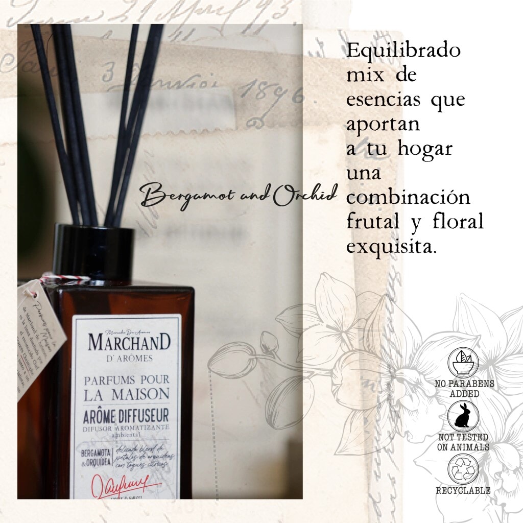 Difusor de Varilla MDA Bergamota & Orquídea