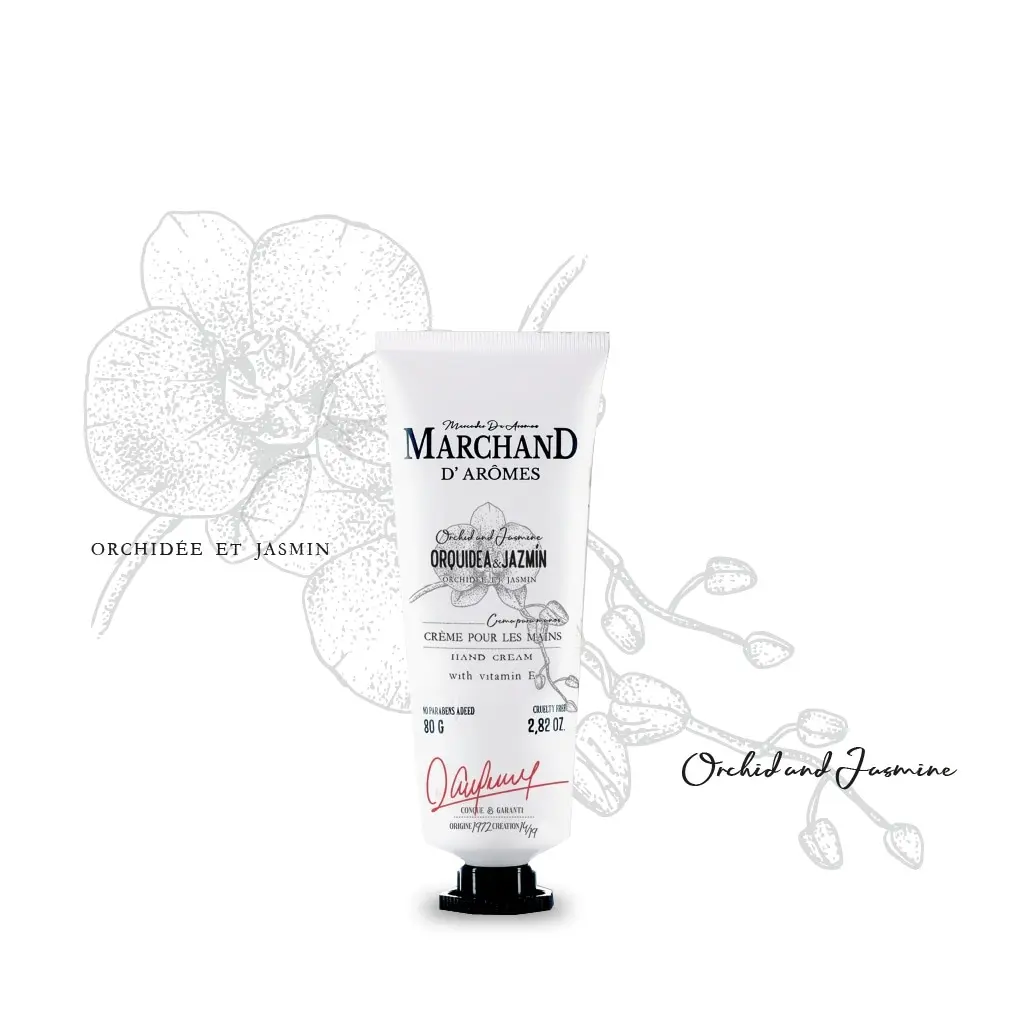 Crema de Manos MDA Orquidea & Jazmín con Vitamina E de 80 Grs