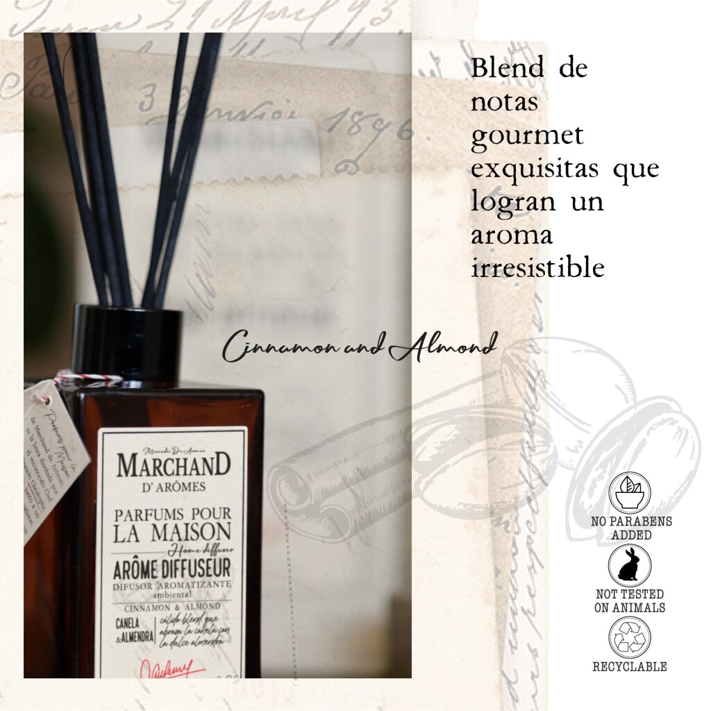Difusor de Varilla MDA Canela & Almendra