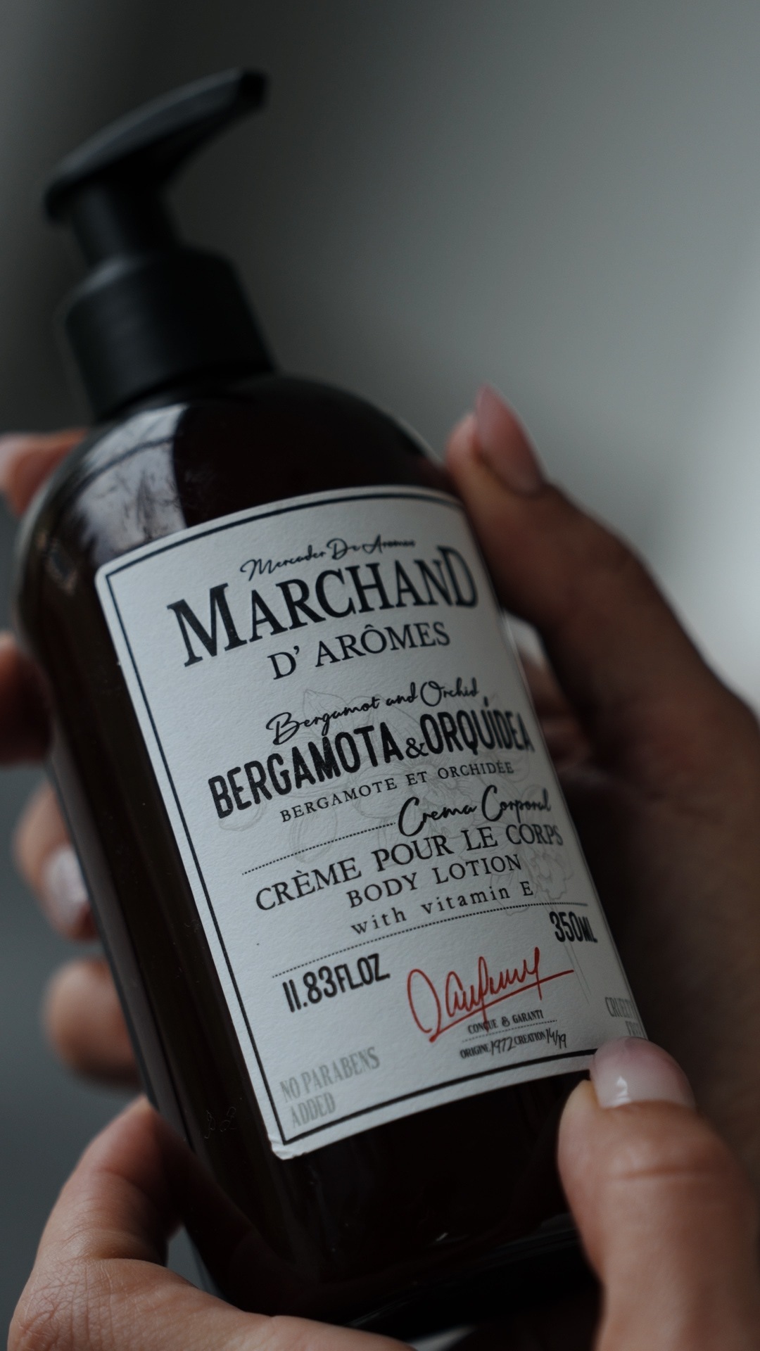 Body Lotion MDA Bergamota y Orquídea con Vitamina E