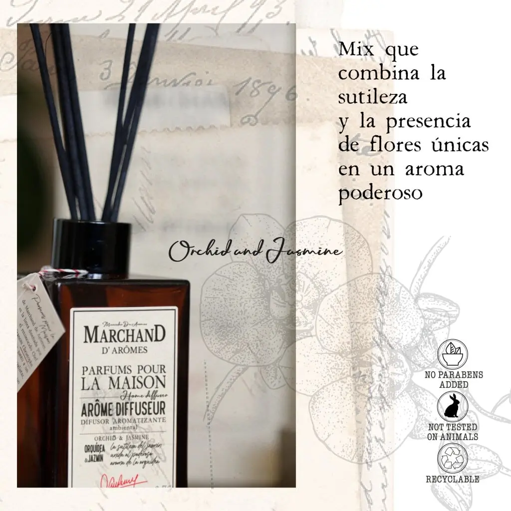 Difusor de Varilla MDA Orquídea & Jazmín