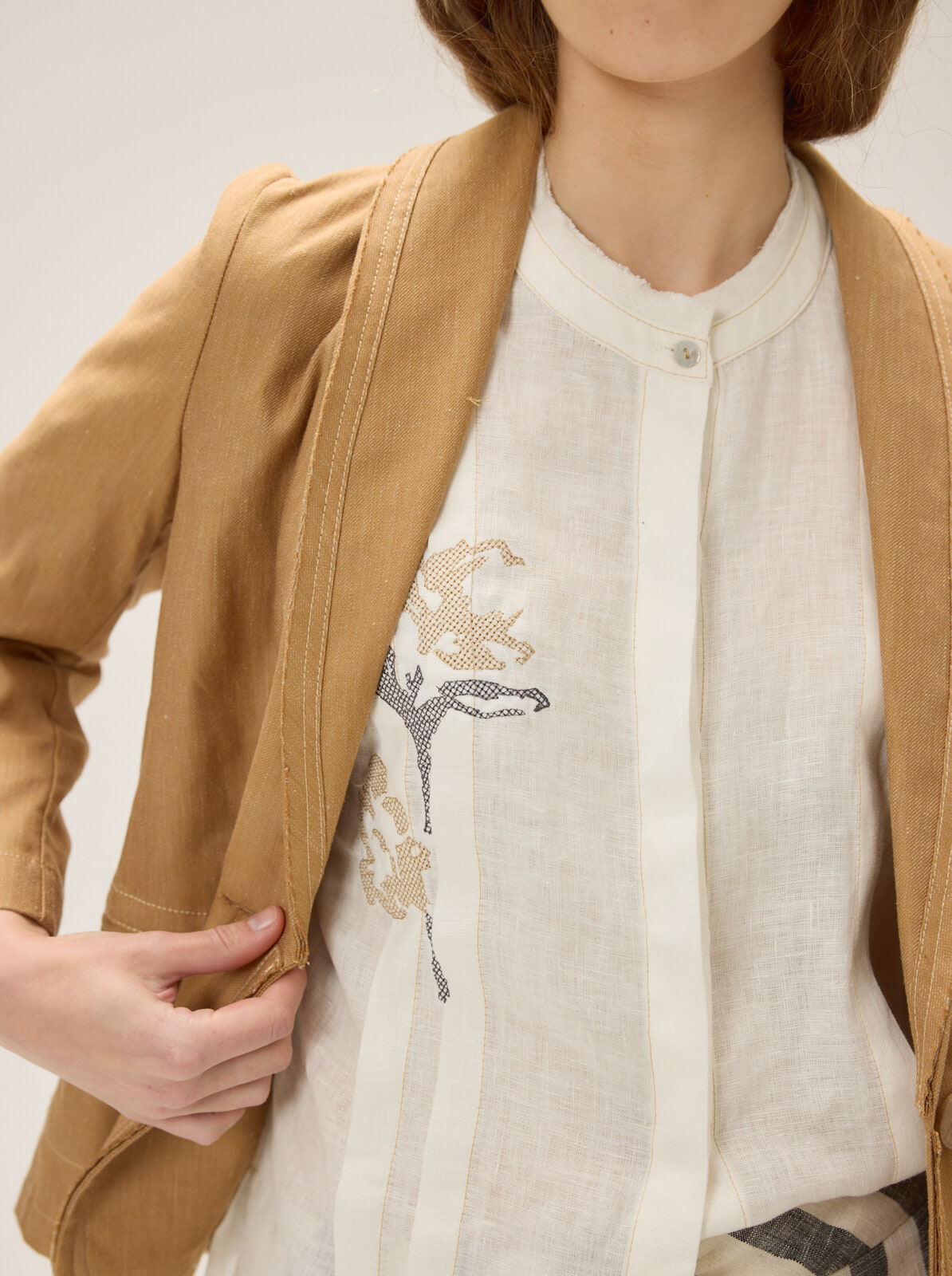 BLAZER GARDENIA