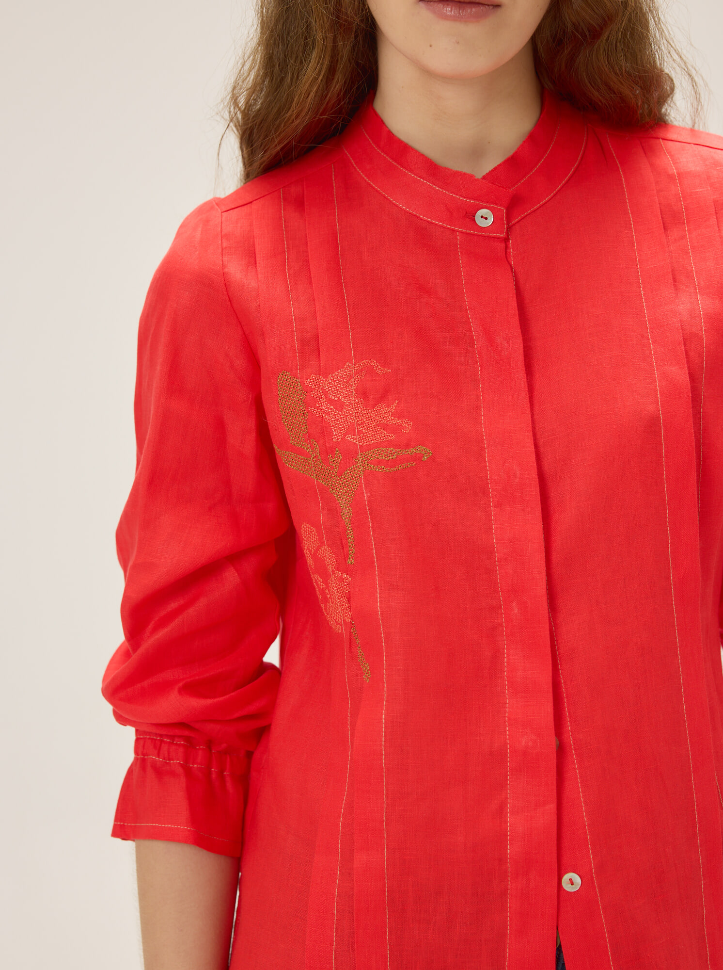 CAMISA DIANA BORDADA