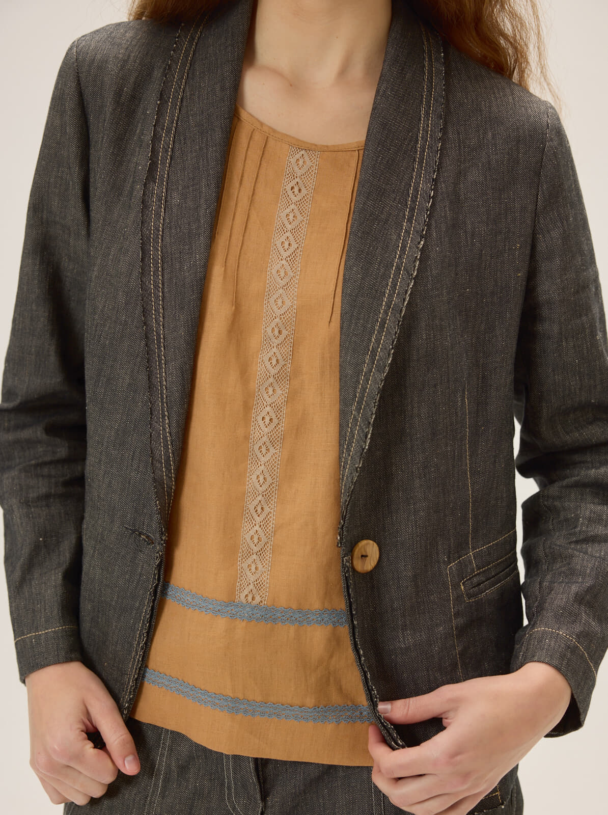 BLAZER GARDENIA