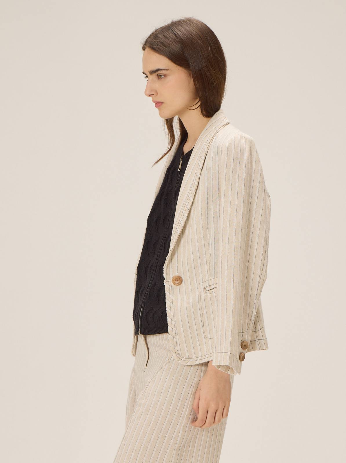 BLAZER GARDENIA