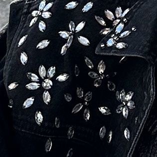 Campera de Jean Negro